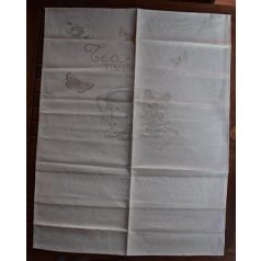   Graziano hímezhető konyharuha - Tea idő - bézs Mérete: 75 x 60 cm,