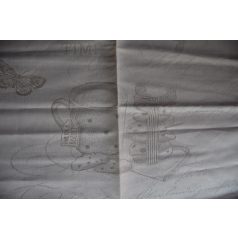   Graziano hímezhető konyharuha - Tea idő - bézs Mérete: 75 x 60 cm,