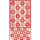 Adventi kalendárium - Skandináv piros zsebek - Makower