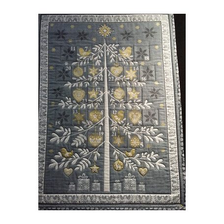 Adventi kalendárium - Arany-szürke fenyő - Makower