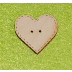 Gomb - a foltos dolgok feldobására - Szív