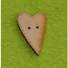 Gomb - a foltos dolgok feldobására - Country-szív