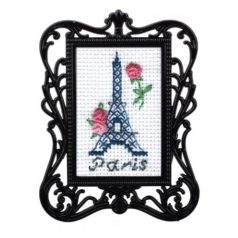 RTO keresztszemes készlet kerettel - Eiffel torony - FA026