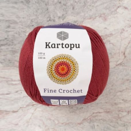 Fine Crochet kötőfonal - K1105 - bordó