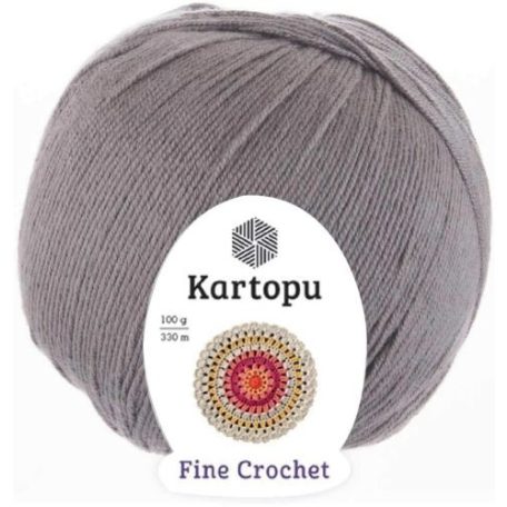 Fine Crochet kötőfonal - K1921 - szürke