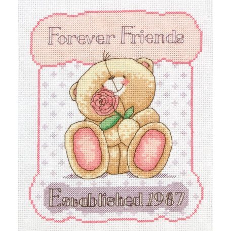 Forever Friends - Évfordulóra - keresztszemes kép - FRC110