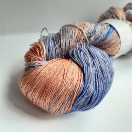 Indiai hernyóselyem fonal - Alkonyat - Mulberry Silk