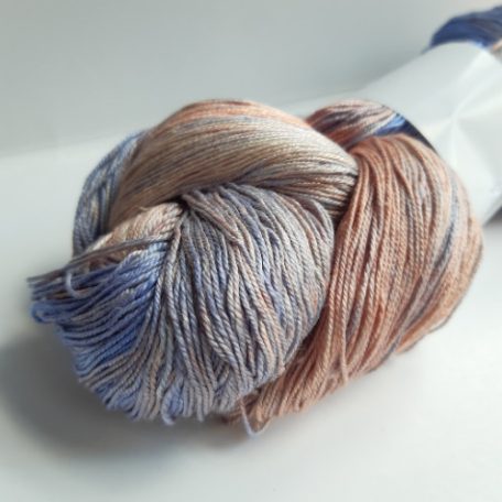 Indiai hernyóselyem fonal - Alkonyat - Mulberry Silk