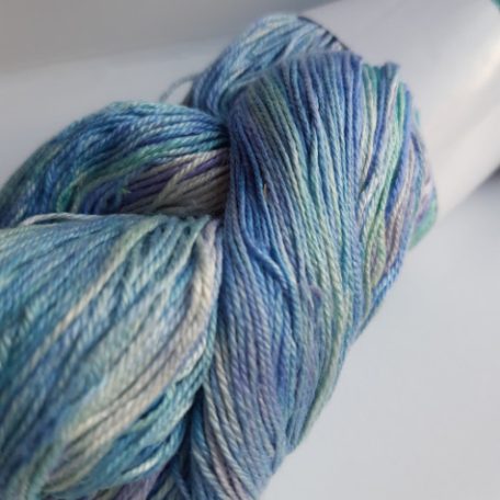 Indiai hernyóselyem fonal - Hortenzia - Mulberry Silk