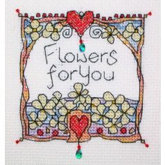   Michael Powell keresztszemes készlet - Flowers for you - LG002