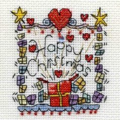   Michael Powell keresztszemes készlet - Happy Christmas - LG013
