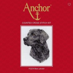 Anchor keresztszemes  készlet-- Fekete Labrador-PCE218