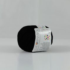 Performance Cotton Xtra kötőfonal - fekete - 1