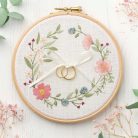 Anchor len hímzőkészlet - Esküvői gyűrűk - PE713