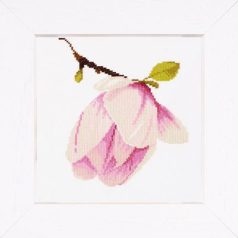   Magnolia bimbó - keresztszemes készlet - 20x20 cm - Lanarte PN-0008161