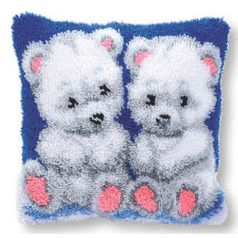   Suba párna - Jegesmacik - előnyomott mintával - 40x40cm - PN-0014150