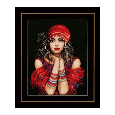 Lanarte keresztszemes készlet - Gypsy Girl - PN-0144529