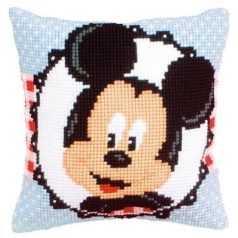   Vervaco keresztszemes párna előlap - Mickey egér - PN-0145234