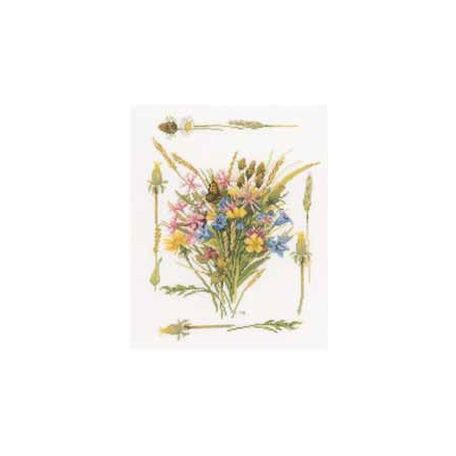 Vadvirágok – keresztszemes készlet - Lanarte PN-0148165 - 26 x 31 cm