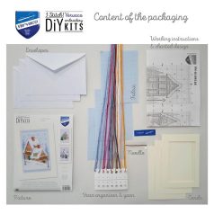   Vervaco hímezhető képeslap készlet - Téli házak - PN-0149548