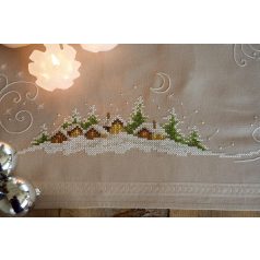   Vervaco előnyomott futó - Hófödte falusi táj - PN-0150980