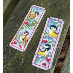   Vervaco keresztszemes könyvjelző készlet - Téli madarak - PN-0151005