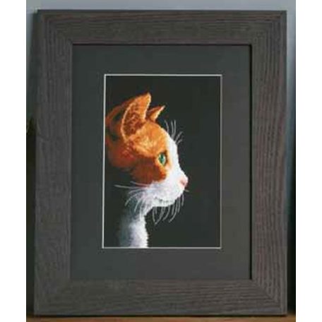 Figyelő cica – Vervaco keresztszemes készlet – 18×27 cm – PN-0154999