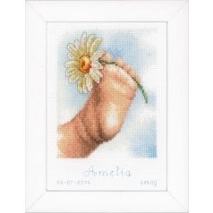   Babaláb virággal – Vervaco keresztszemes – 13x19 cm – PN-0155063