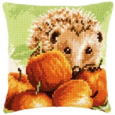 Vervaco keresztszemes párna - PN-0155865 - Sün almákkal