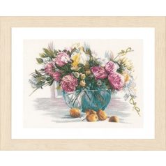   Keresztszemes készlet - Virágok vázában Lanarte PN-0162299