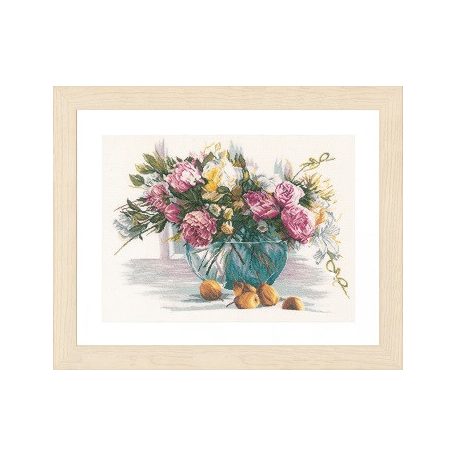 Keresztszemes készlet - Virágok vázában Lanarte PN-0162299