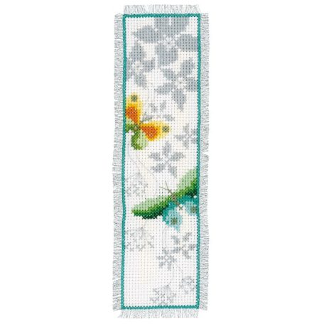 Vervaco keresztszemes könyvjelző - PN-0165133- Pillangók