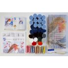 Vervaco suba párna előlap készlet - Vörösbegy hóesésben - PN-0186012