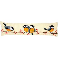   Vervaco keresztszemes huzatfogó párna előlap - Cinegék - PN-0187904