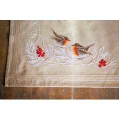   Vervaco előfestett keresztszemes futó - Vörösbegyek télen - PN-0187947