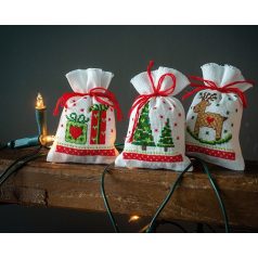   Vervaco keresztszemes illatzsák készlet - Karácsonyi motívumok - PN-0188100