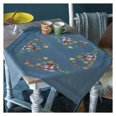 Vervaco előnyomott terítő - Rókák ősszel - PN-0198561