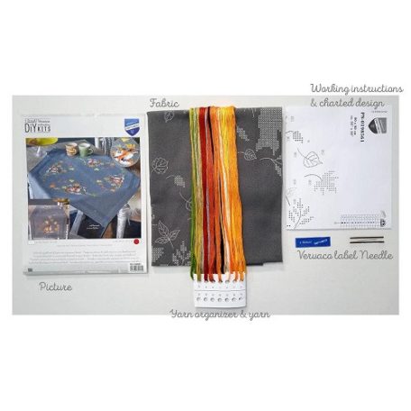 Vervaco előnyomott terítő - Rókák ősszel - PN-0198561