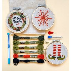 Modern Ebroidery Kit - Karácsony - PN-0198862