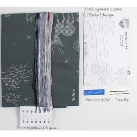 Vervaco előnyomott terítő - Mókus és szarvasok - PN-0202652