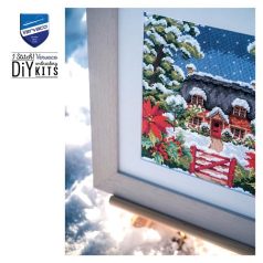 Vervaco keresztszemes készlet - Téli táj - PN-0203192