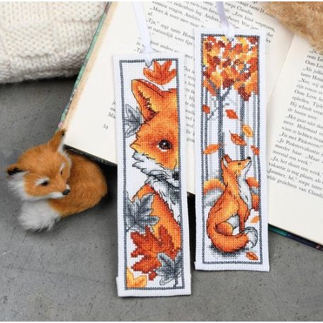 Vervaco keresztszemes könyvjelző készlet - Őszi róka - PN-0203222