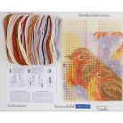 Vervaco keresztszemes párna előlap - Rigók - PN-0206771