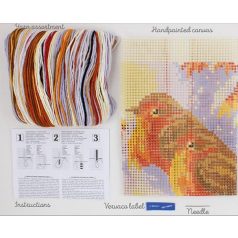 Vervaco keresztszemes párna előlap - Rigók - PN-0206771