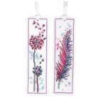 Vervaco keresztszemes könyvjelző készlet - Lila pitypang - PN0206895