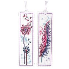   Vervaco keresztszemes könyvjelző készlet - Lila pitypang - PN0206895