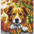 Vervaco keresztszemes készlet - Kutya ősszel - PN-0212256