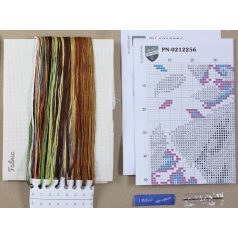 Vervaco keresztszemes készlet - Kutya ősszel - PN-0212256