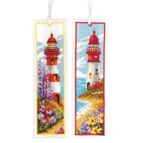 Vervaco keresztszemes könyvjelző készlet - Világítótornyok - PN-0220774