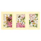 Lanarte keresztszemes képeslap készlet 3 db-os - Dáliák - PN-0221133